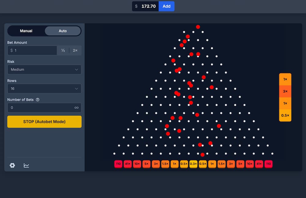 Plinko Game screenshot